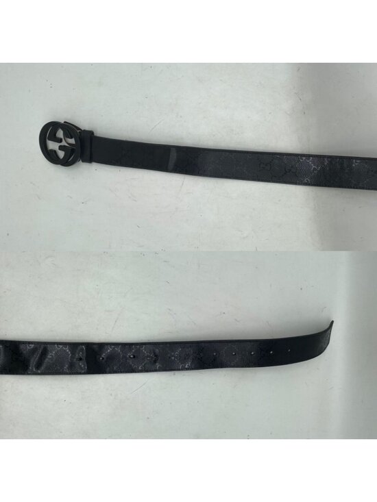 Gucci Leather Belt GG Marmont Supreme Black main image 4